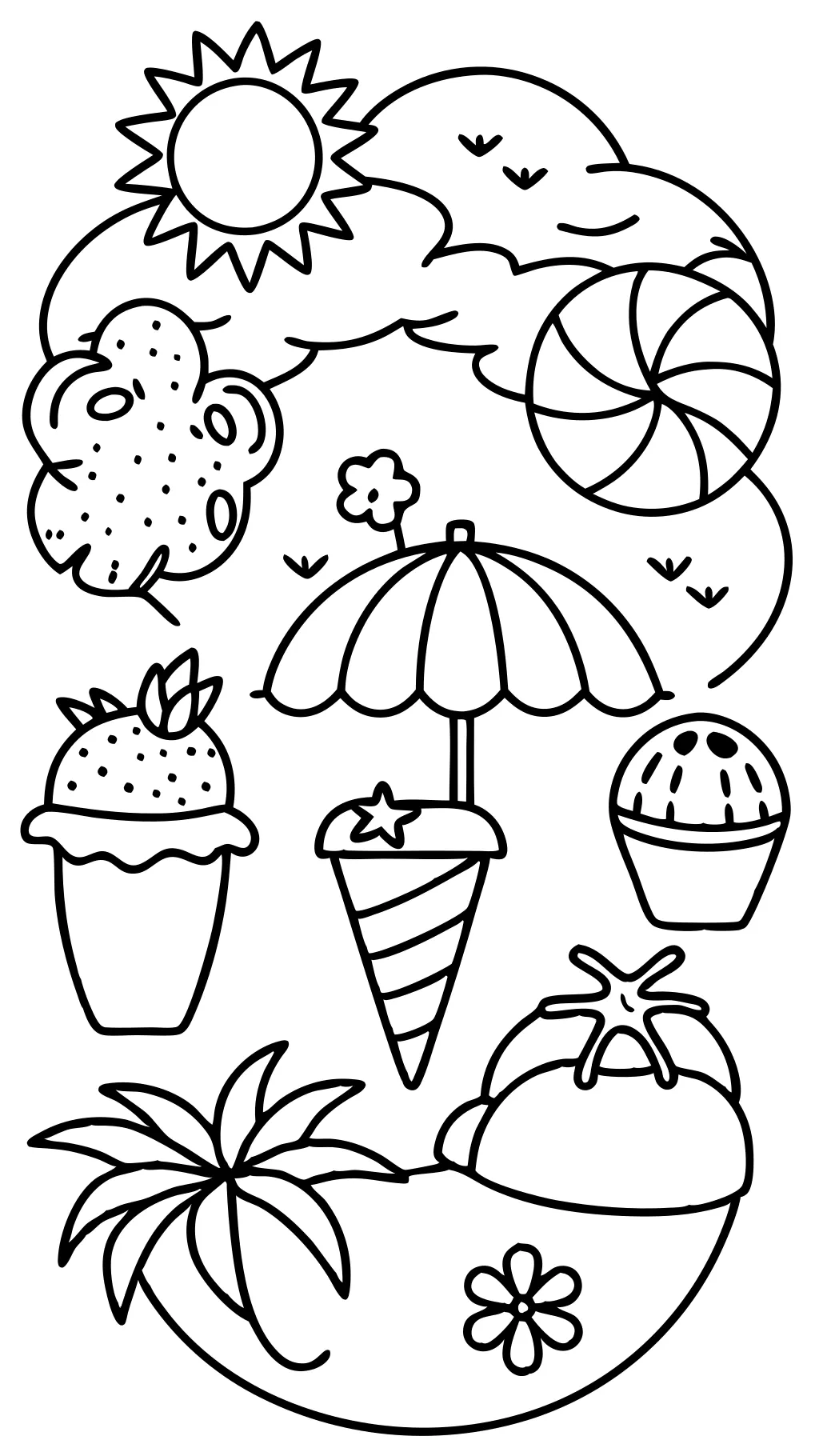 free coloring pages for summer